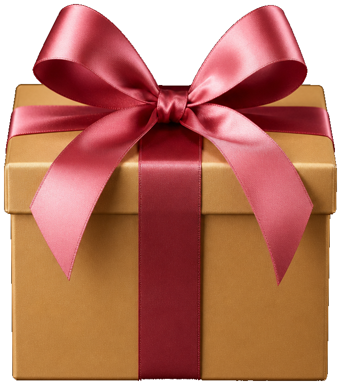 Closed gift box
